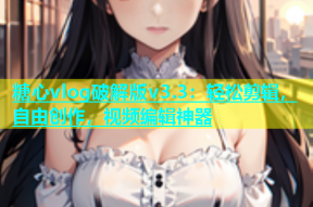 糖心vlog破解版v3.3：轻松剪辑，自由创作，视频编辑神器