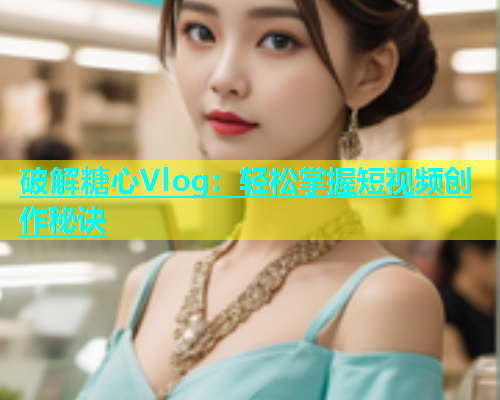 破解糖心Vlog：轻松掌握短视频创作秘诀  第1张