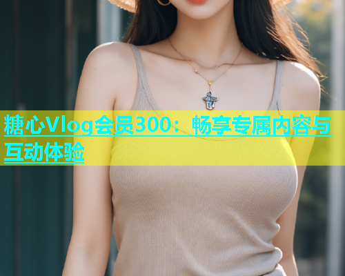 糖心Vlog会员300：畅享专属内容与互动体验  第1张