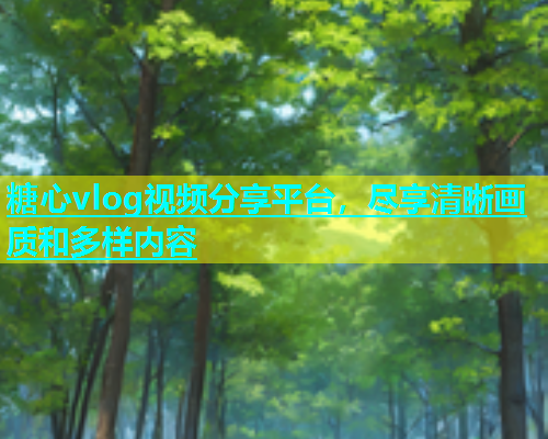 糖心vlog视频分享平台，尽享清晰画质和多样内容  第2张