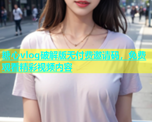 糖心vlog破解版无付费邀请码，免费观看精彩视频内容  第1张