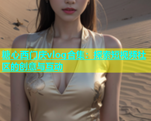 糖心西门庆vlog合集：探索短视频社区的创意与互动  第1张