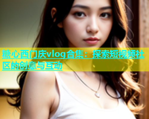糖心西门庆vlog合集：探索短视频社区的创意与互动  第2张